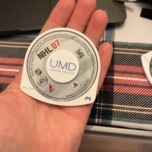 Sony NHL 07 PSP UMD Disc - White and Gray